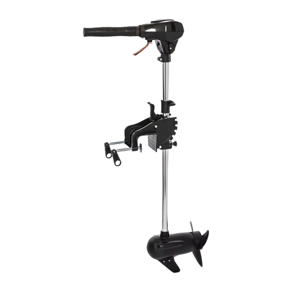 Wattkeel P250 electric outboard motor - side view Wattkeel P250 12V/24V brushless electric outboard motor, full length side view