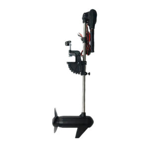 Wattkeel P400 electric outboard motor - side view Wattkeel P400 48V brushless electric outboard motor, side view on a transom mount